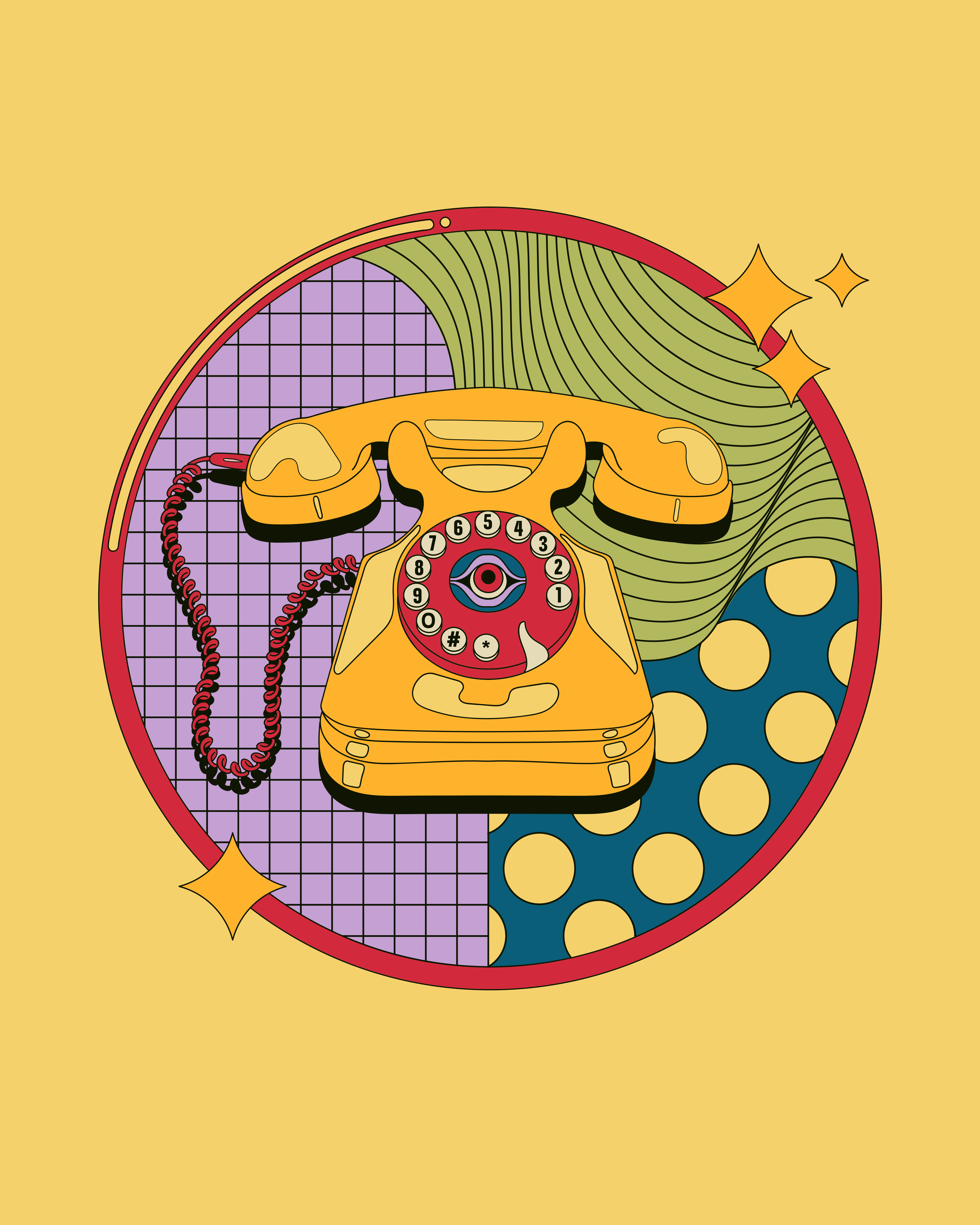 A phone for the Bee Kind Hotline